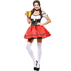 Women German Bavarian Oktoberfest Drindl Sexy Dress Costume 8 Women German Bavarian Oktoberfest Drindl Sexy Dress Costume -Procosplayshop Women German Bavarian Oktoberfest Drindl Sexy Dress Costume 2