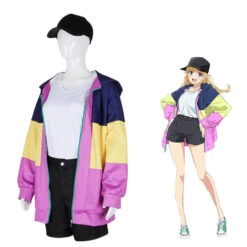 Ya Boy Kongming!Eiko Tsukimi Cosplay Costume With Hat